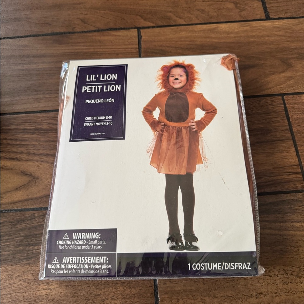 Kids Lion Halloween Costume Dress Size Medium — image 2 of 8